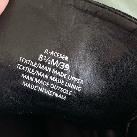 🩷JLO BLACK LACE UP WINTER ANKLE BOOTS COMBAT BOOTS TRENDING SIZE 8.5 - Picture 10 of 12